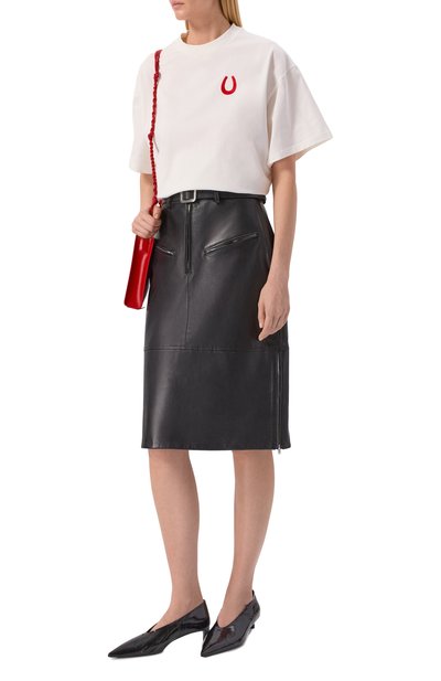 Женская хлопковая футб олка JIL SANDER, арт. J53GC0011/J20347