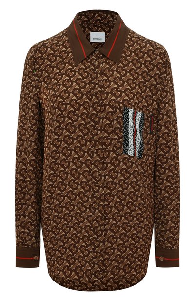 Женская шелковая рубашка BURBERRY, арт. 8018127