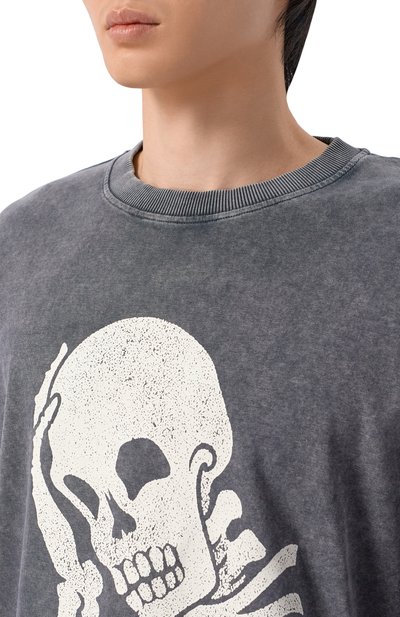 Хлопковый лонгслив PALM ANGELS, арт. PMAB05ES26JER001, фото 5