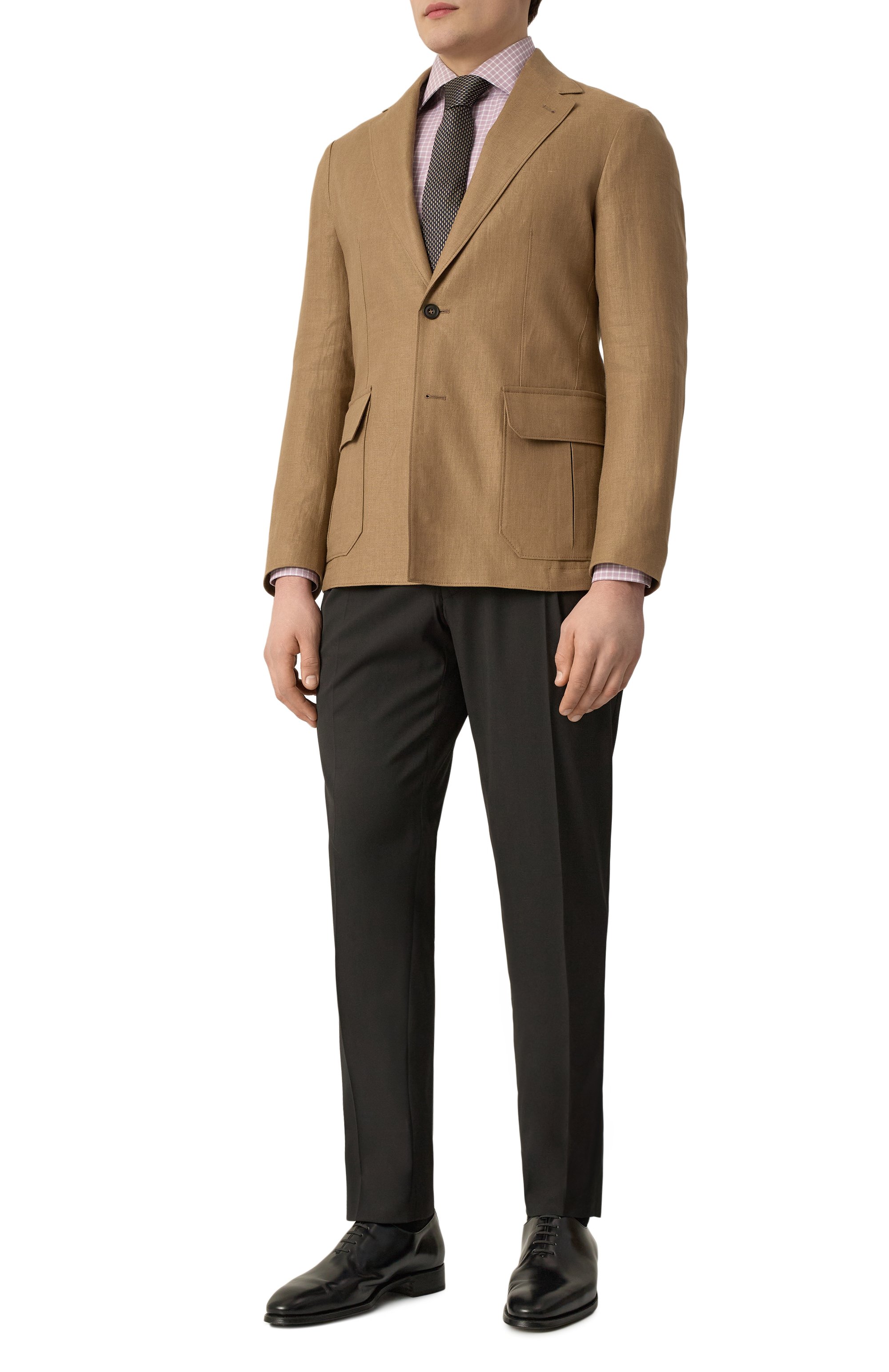 Хлопковая рубашка CANALI, арт. NCLX098/GR03304, фото 2