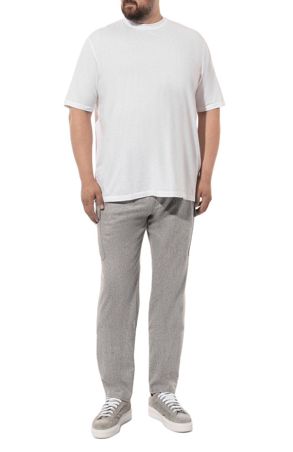 Хлопковая футболка KIRED белого цвета по цене 26750 руб., арт. WKISSW7724001001, фото 2 Хлопковая футболка KIRED, арт. WKISSW7724001001, фото 2