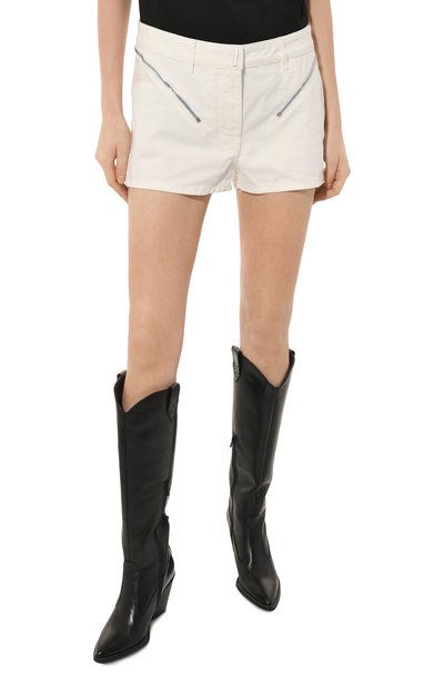 Джинсовые шорты GIVENCHY белого цвета по цене 99500 руб., арт. BW50R15/0K9100, фото 3 Джинсовые шорты GIVENCHY, арт. BW50R15/0K9100, фото 3