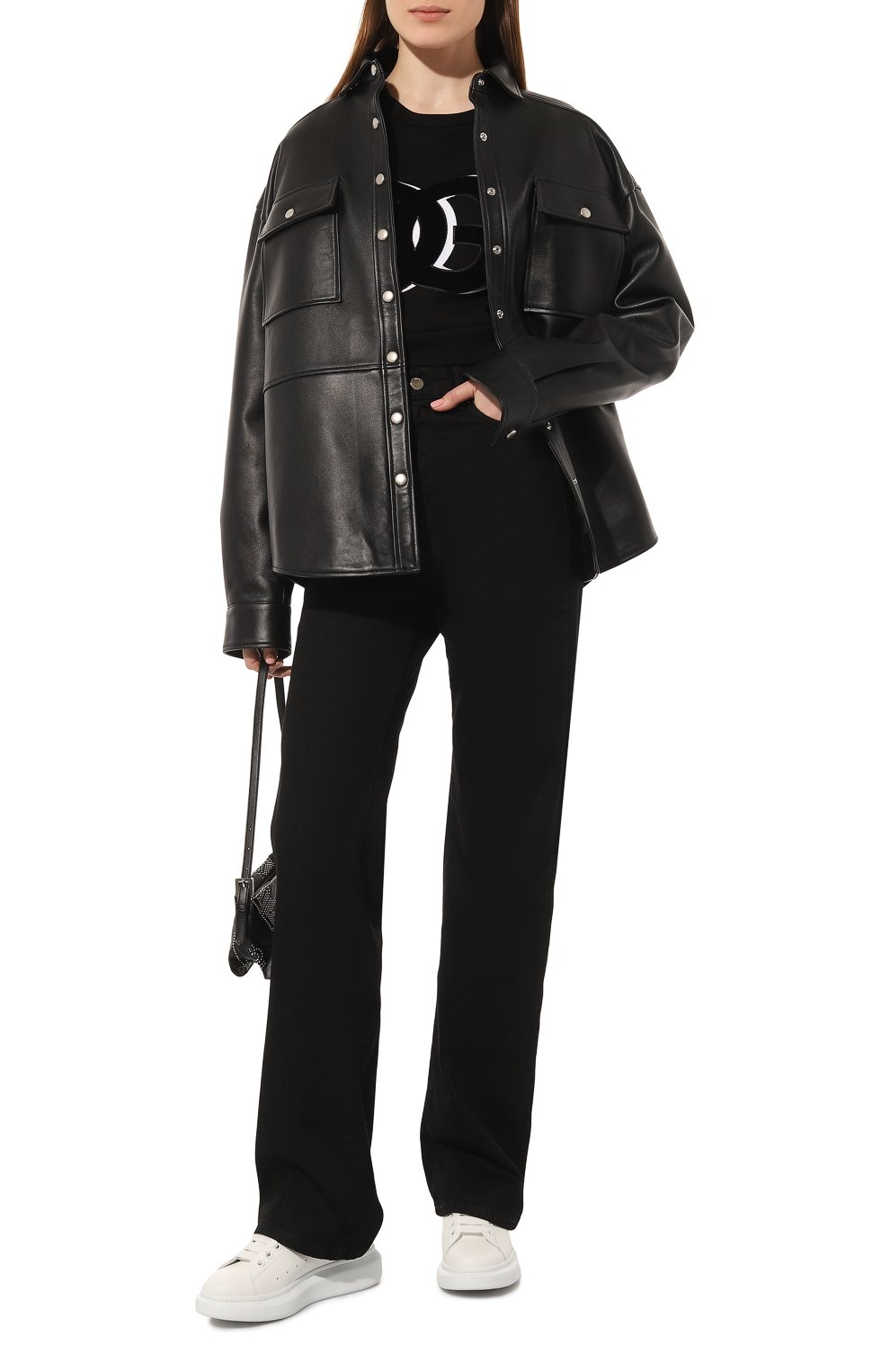 Хлопковый свитшот DOLCE & GABBANA черного цвета по цене 87450 руб., арт. F9P40Z/HU7HV, фото 2 Хлопковый свитшот DOLCE & GABBANA, арт. F9P40Z/HU7HV, фото 2