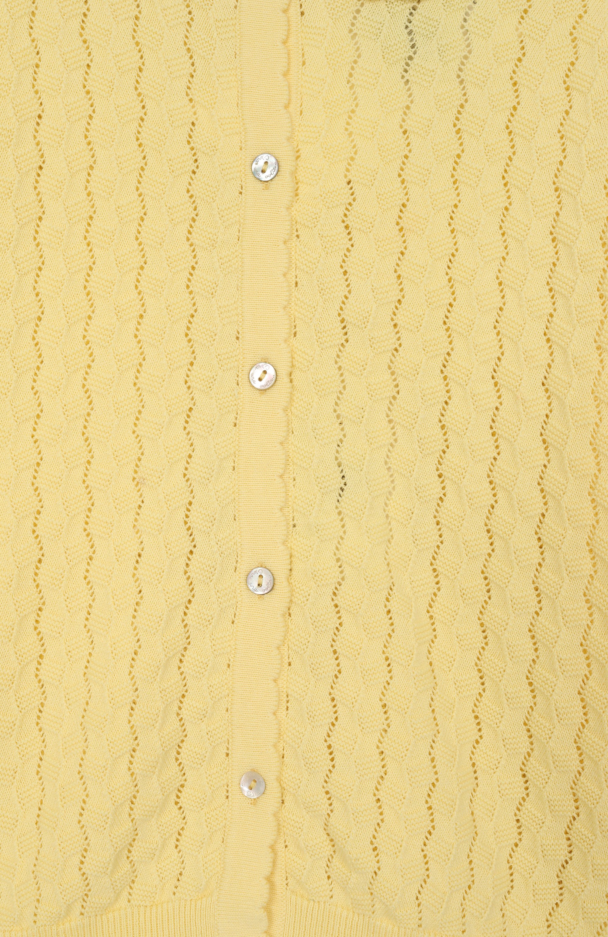 Хлопковый кардиган C`ERA UNA VOLTA, арт. SS26KN07617, фото 3