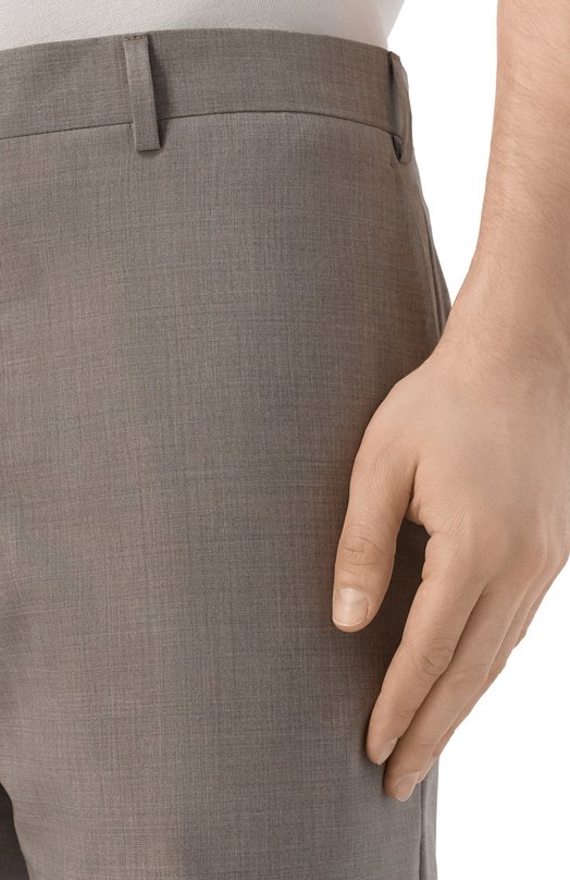 Шерстяные брюки Marco Pescarolo CLASSIC90/5214S Бежевый  CLASSIC90/5214S Фото 5