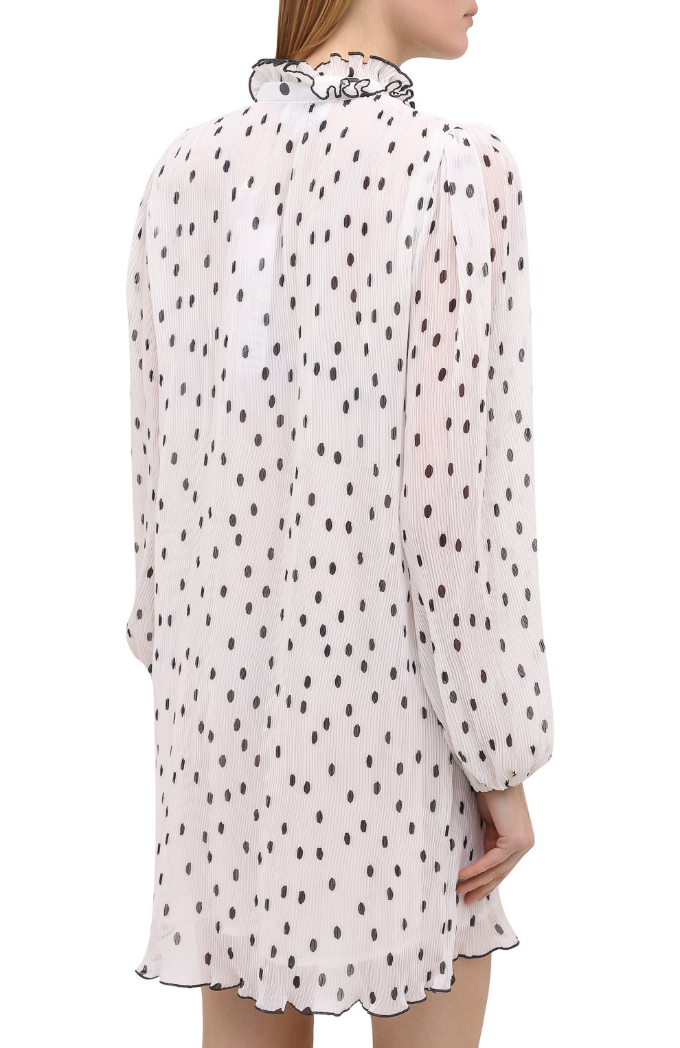 Платье GANNI белого цвета по цене 24600 руб., арт. F4893, фото 4 Платье GANNI, арт. F4893, фото 4