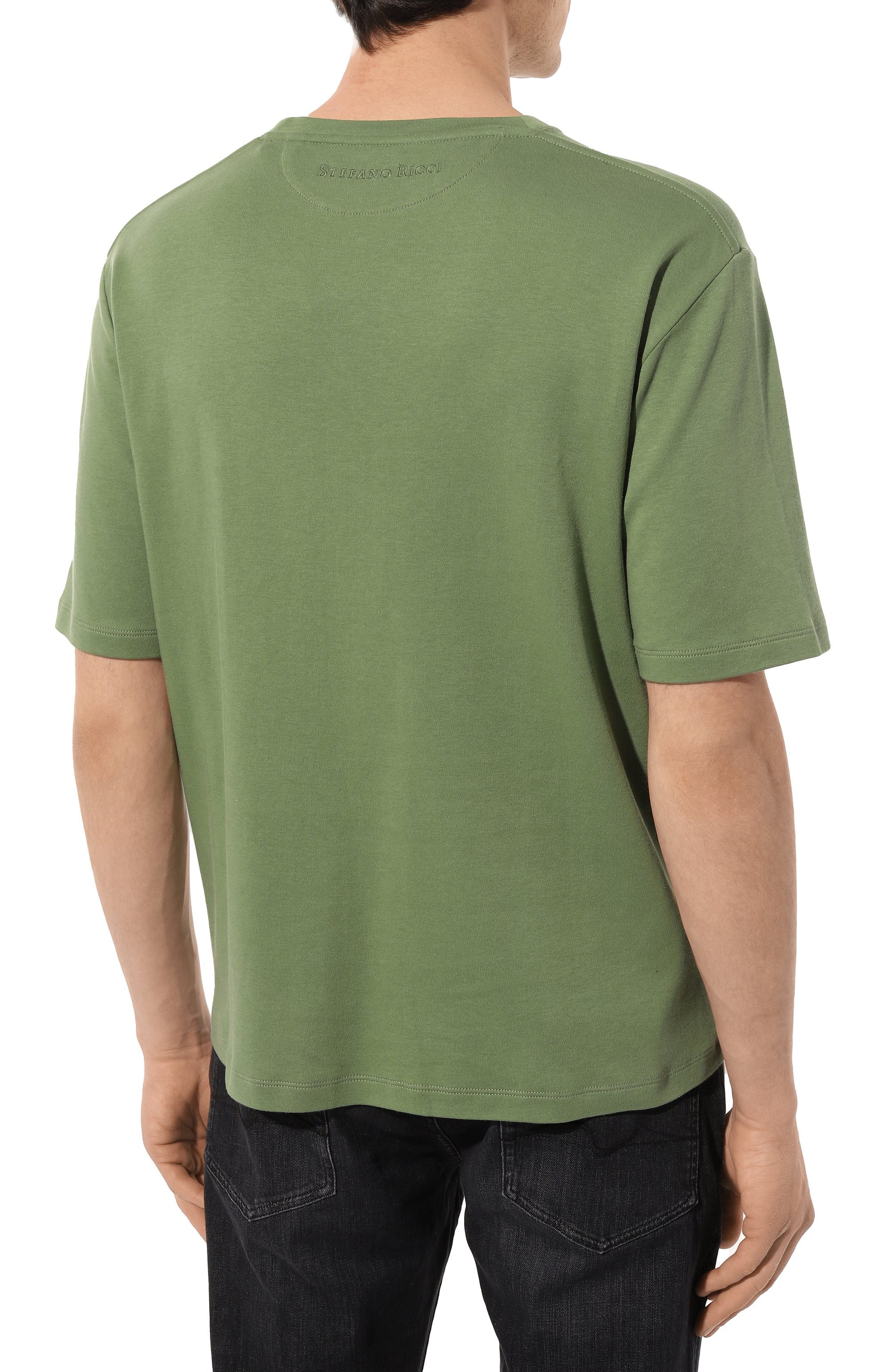 Хлопковая футболка STEFANO RICCI, арт. MNH3302660/LUXT, фото 4
