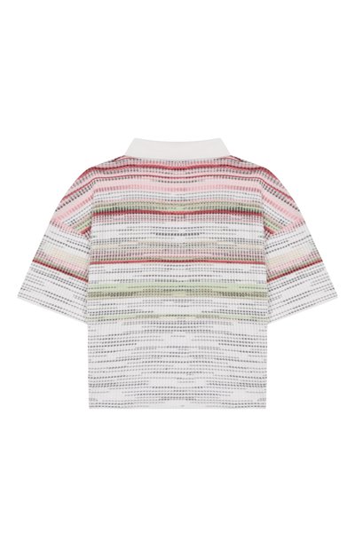 Поло из хлопка и вискозы MISSONI, арт. MY9A31/X0264