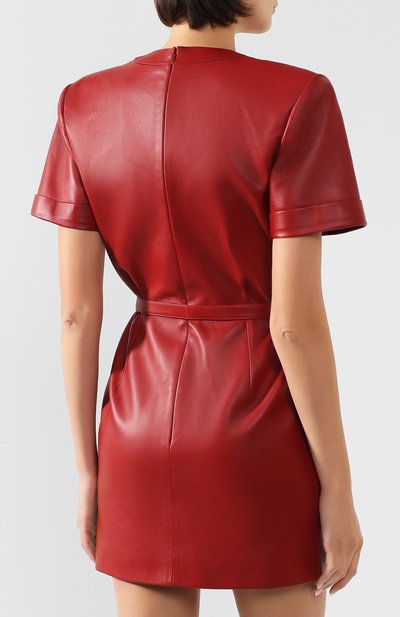 Кожаное платье ALEXANDRE VAUTHIER, арт. 201LDR1200C 0404, фото 4