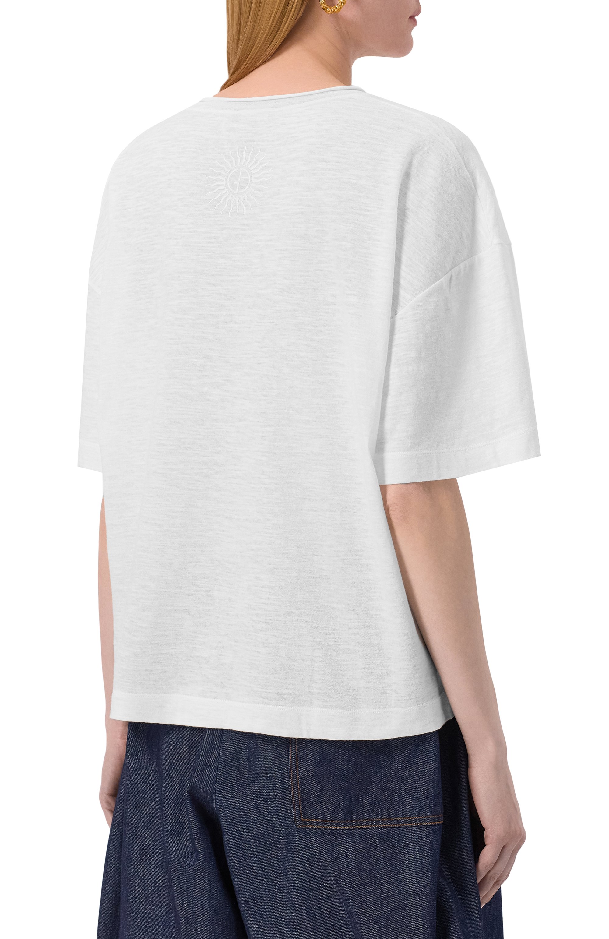 Футболка изо льна и хлопка GIORGIO ARMANI, арт. GW001201/AF15967, фото 4