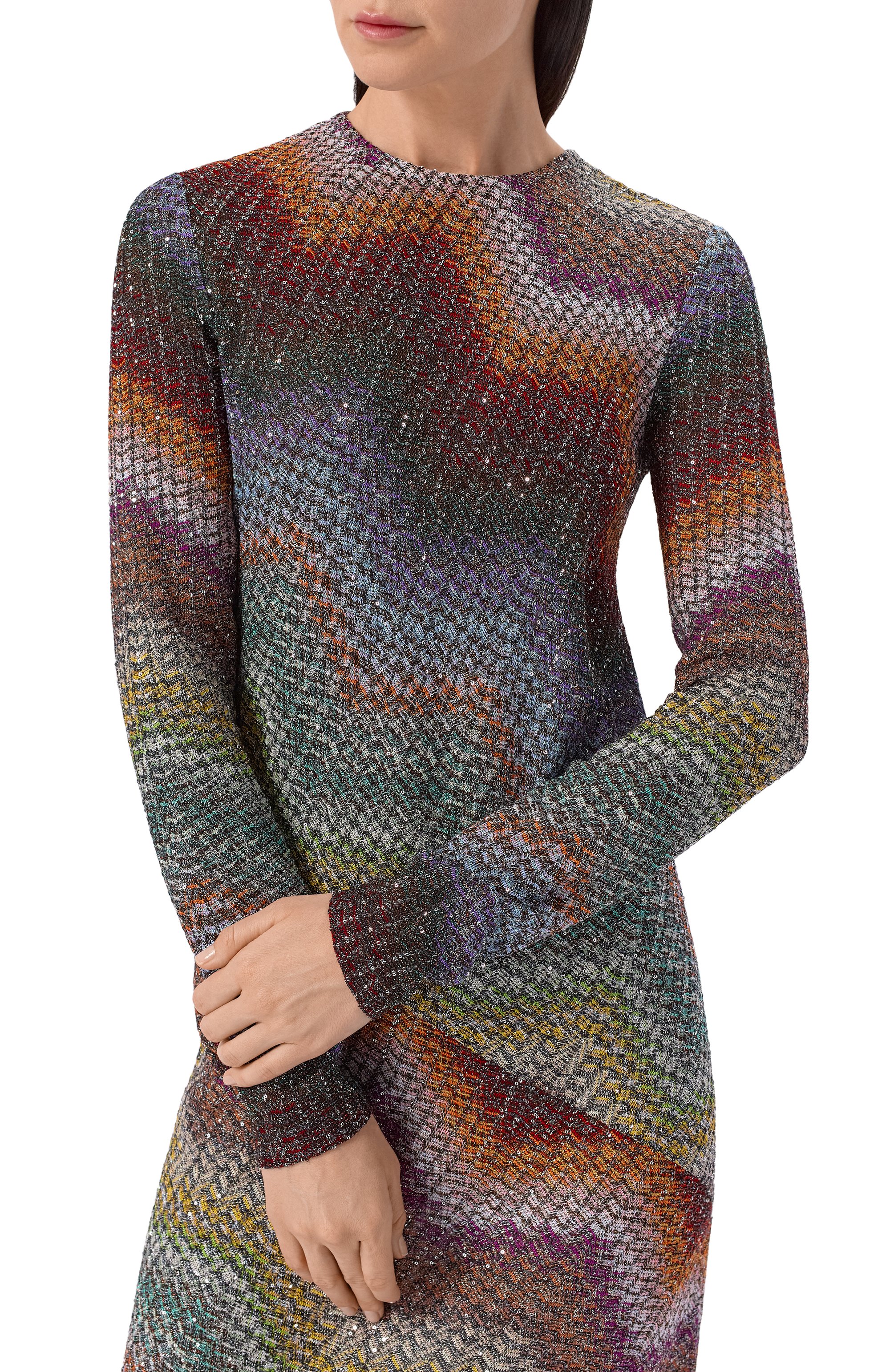 Платье с отделкой пайетками MISSONI, арт. DS26SG04/BC005Y, фото 4