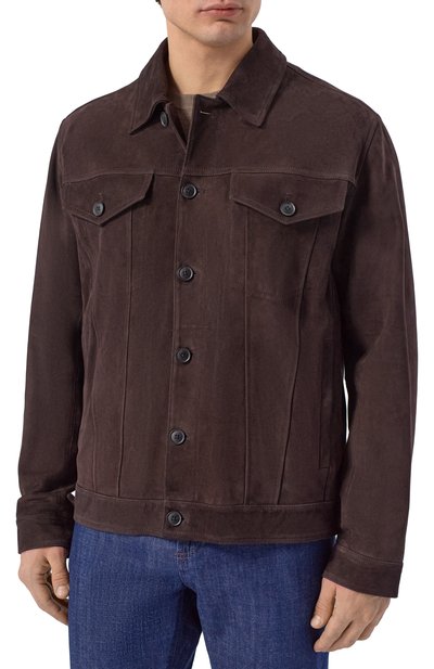 Замшевая куртка BOSS, арт. 50538002, фото 3