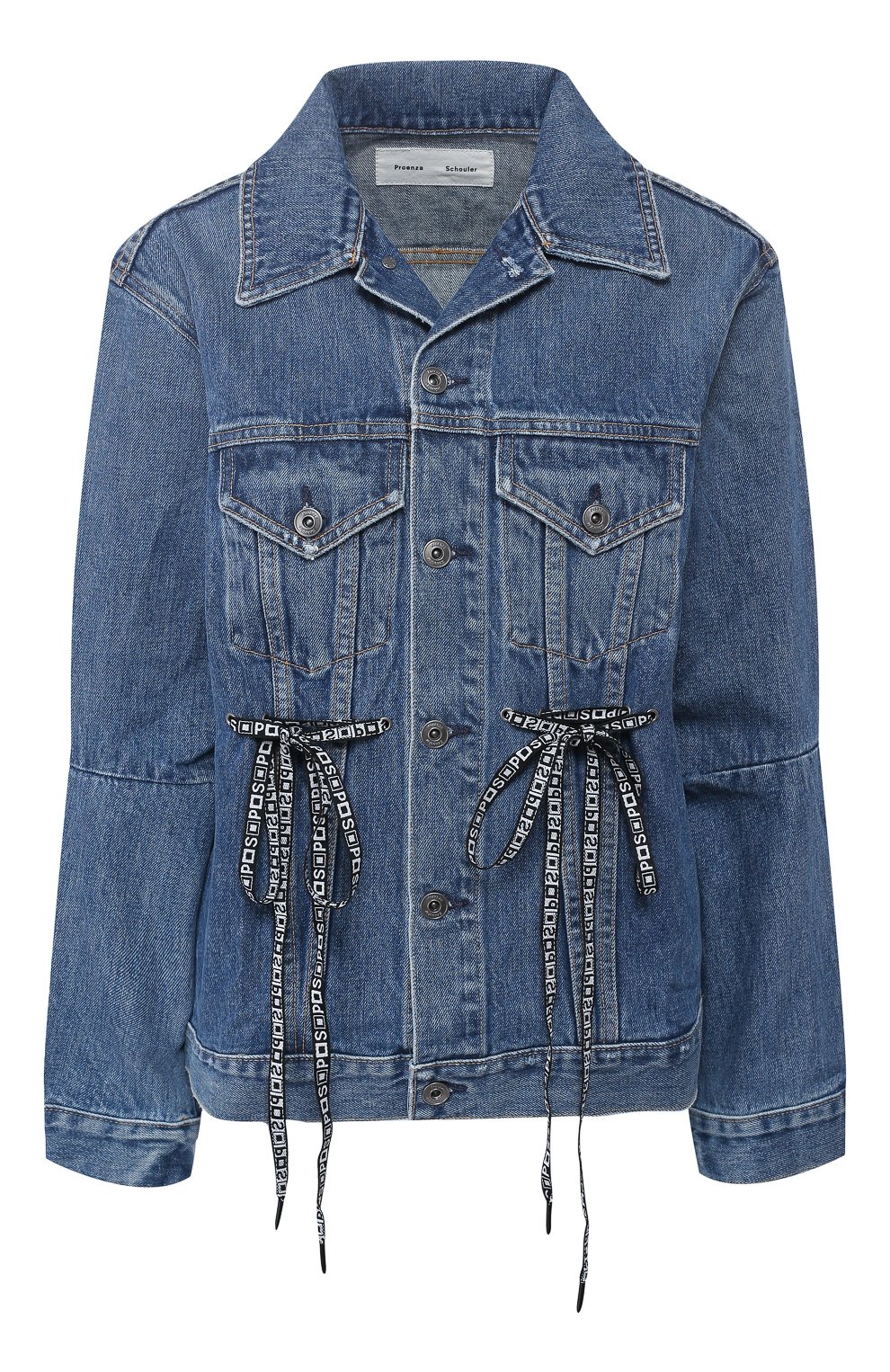 Джинсовая куртка с потертостями PROENZA SCHOULER, арт. WL1839094-DC012, фото 1