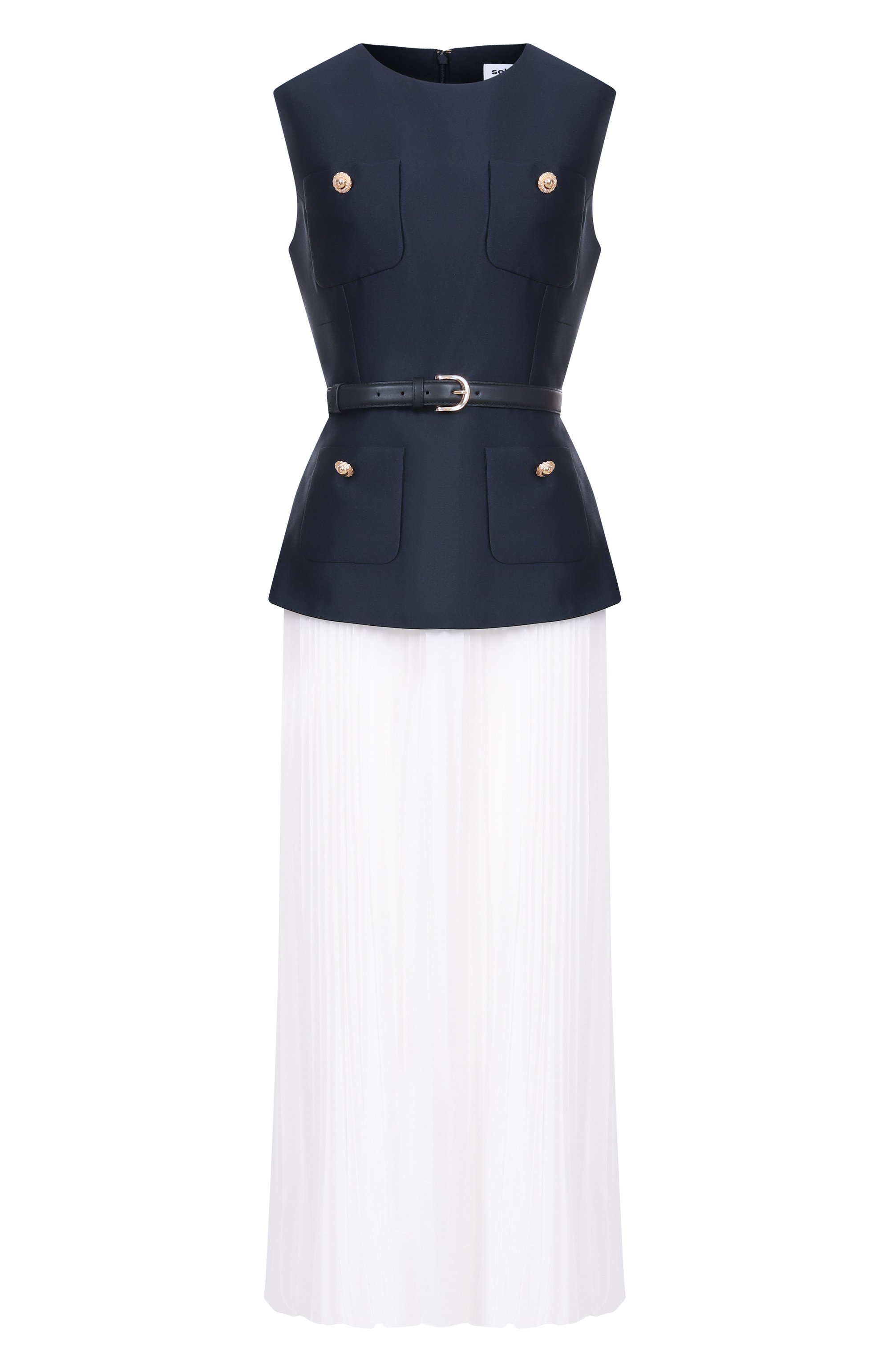 Платье SELF-PORTRAIT, арт. PF25-017MA-BL, фото 1