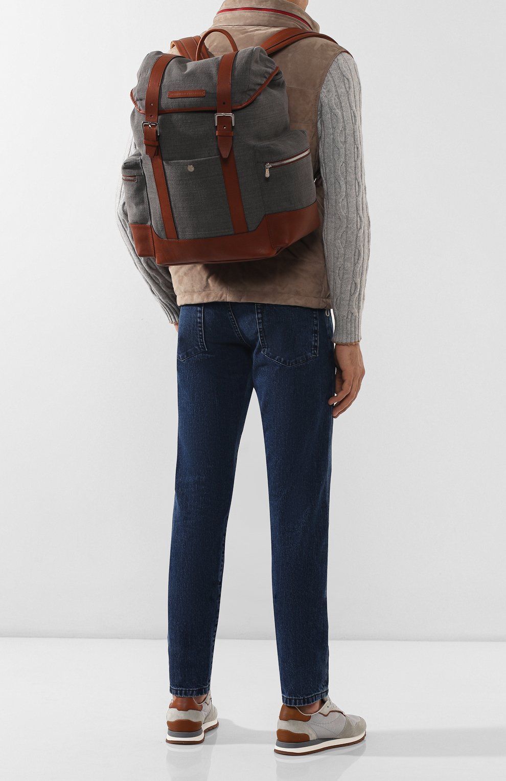 Текстильный рюкзак BRUNELLO CUCINELLI, арт. MBTHU373, фото 2