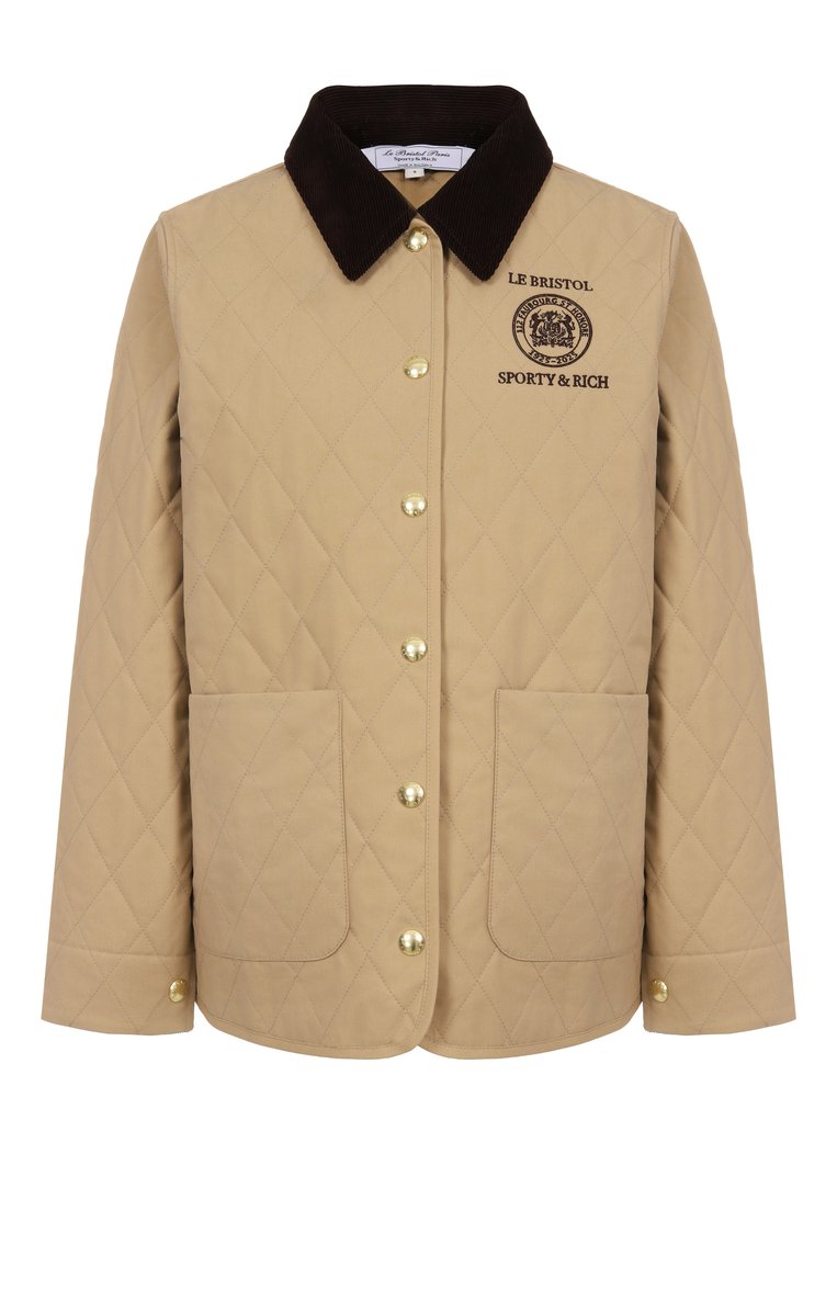 Хлопковая куртка sporty & rich x le bristol paris SPORTY AND RICH, арт. 0W008517653BE01, фото 1