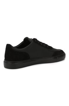 Мужские кожаные кеды HARRYS OF LONDON черного цвета, арт. NIMBLE TECH LEATHER/SUEDE | Фото 4 (Статус проверки: Проверено, Проверена категория; Подошва: Плоская; Материал внутренний: Натуральная кожа; Материал утеплителя: Без утеплителя; Стили: Классический; Драгоценные камни: Проставлено; Материал сплава: Проверено, Проставлено; Материал внешний: Натуральная кожа; Кросс-КТ: Низкие)