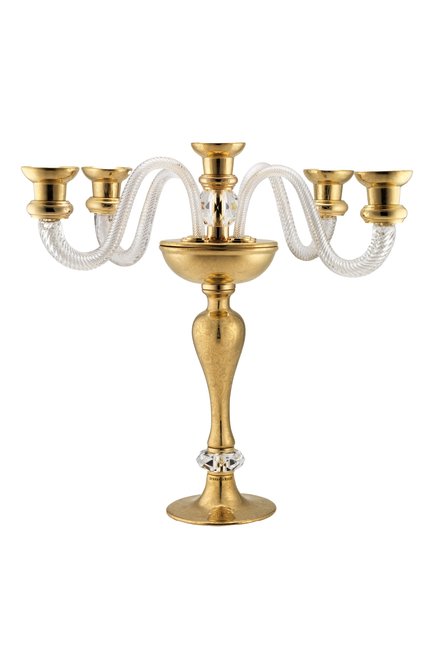 Подсвечник на пять свечей gold fine paisley STEFANO RICCI, арт. 0A05CANDLE/VELIN2