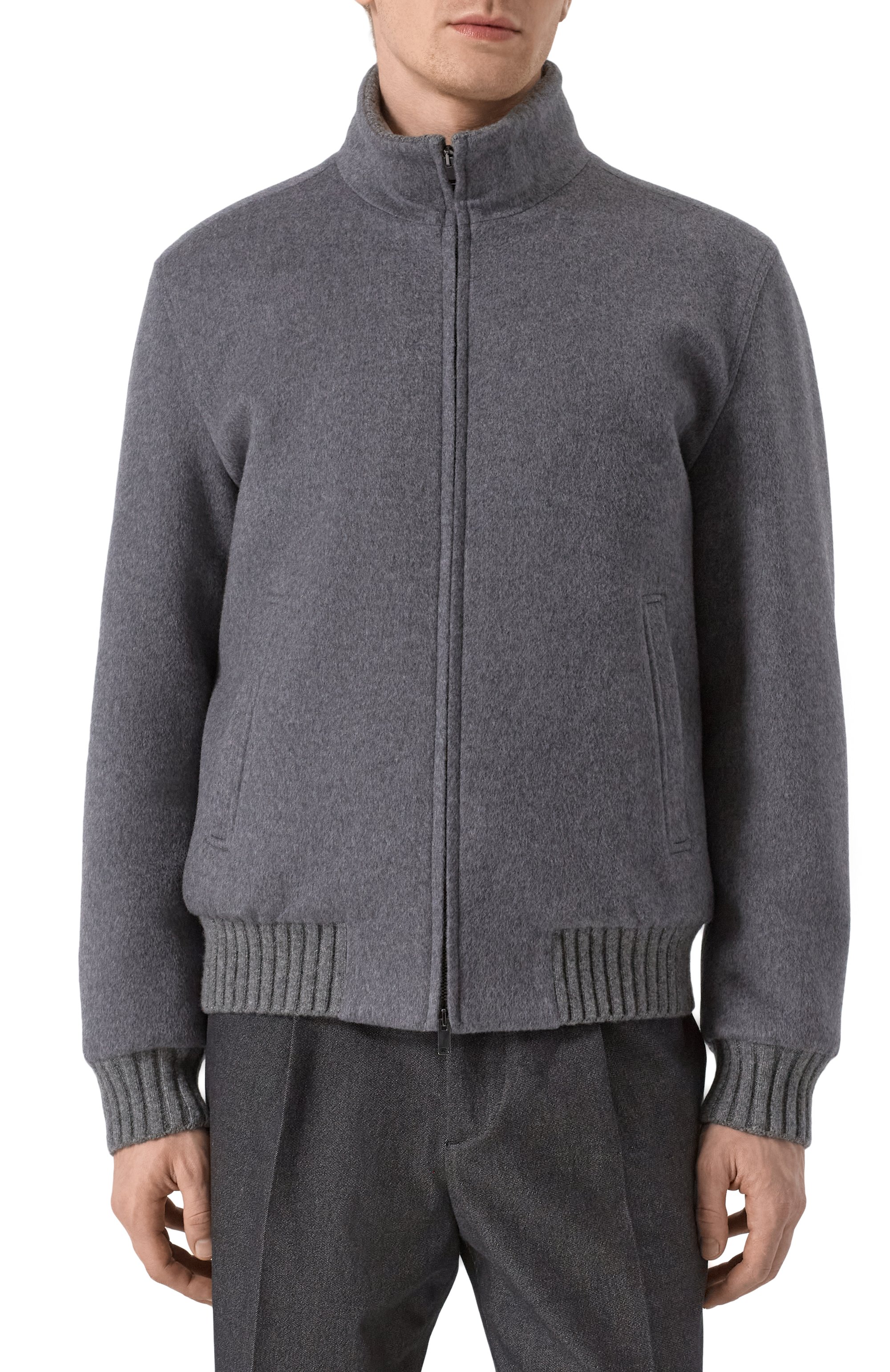 Кашемировый бомбер с подкладкой из норки MVST, арт. FTXTRECK-ES4275V/LC1599, фото 3