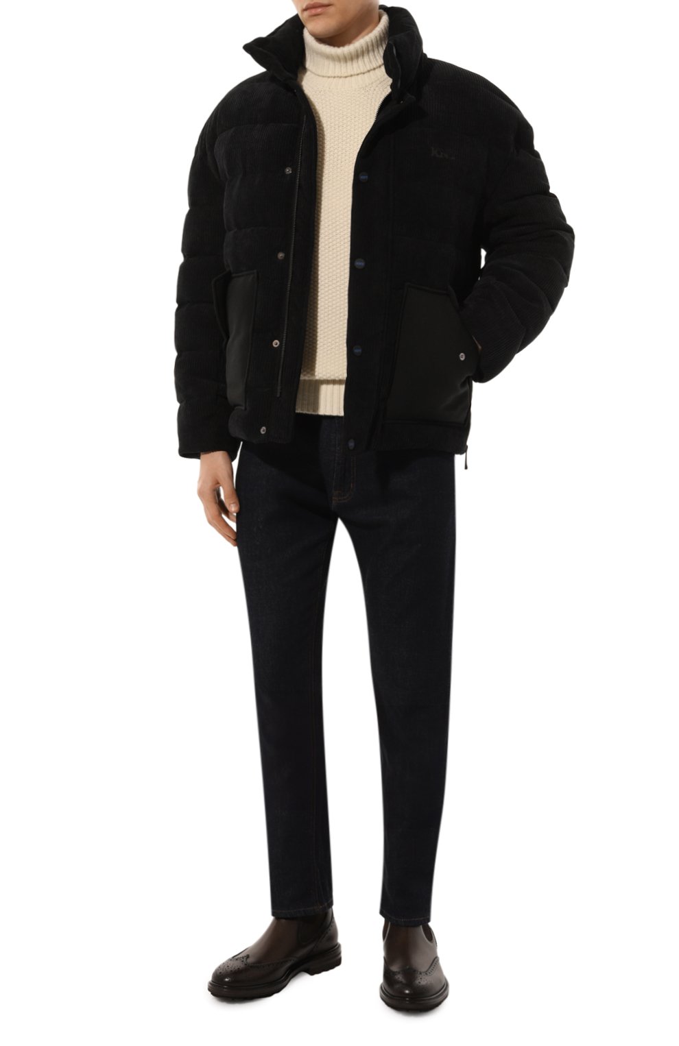 Вельветовый пуховик KITON, арт. UGK080K0234F, фото 2