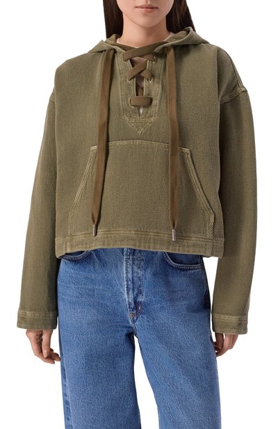 Джинсовое худи GOLDEN GOOSE DELUXE BRAND, арт. GWP02341.P002079, фото 3