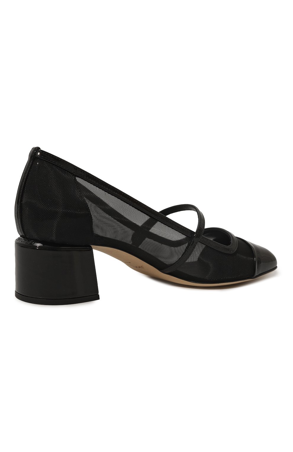 Комбинированные туфли elisa 45 JIMMY CHOO черного цвета по цене 112000 руб., арт. ELISA 45/TNX, фото 5 Комбинированные туфли elisa 45 JIMMY CHOO, арт. ELISA 45/TNX, фото 5