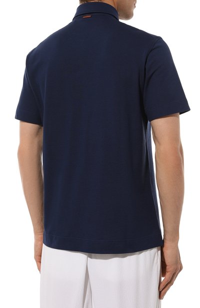 Хлопковое поло ZEGNA, арт. UD392A7/D752, фото 4