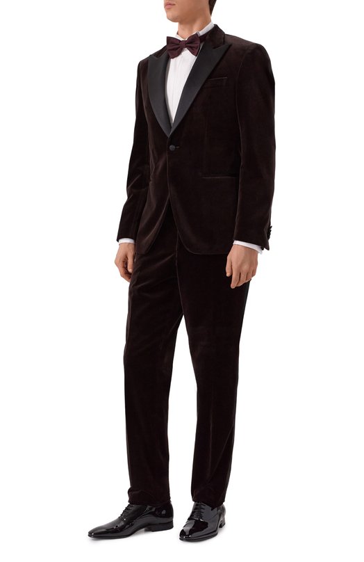 Бархатные брюки BOSS 50527948 Коричневый  50527948 Фото 2