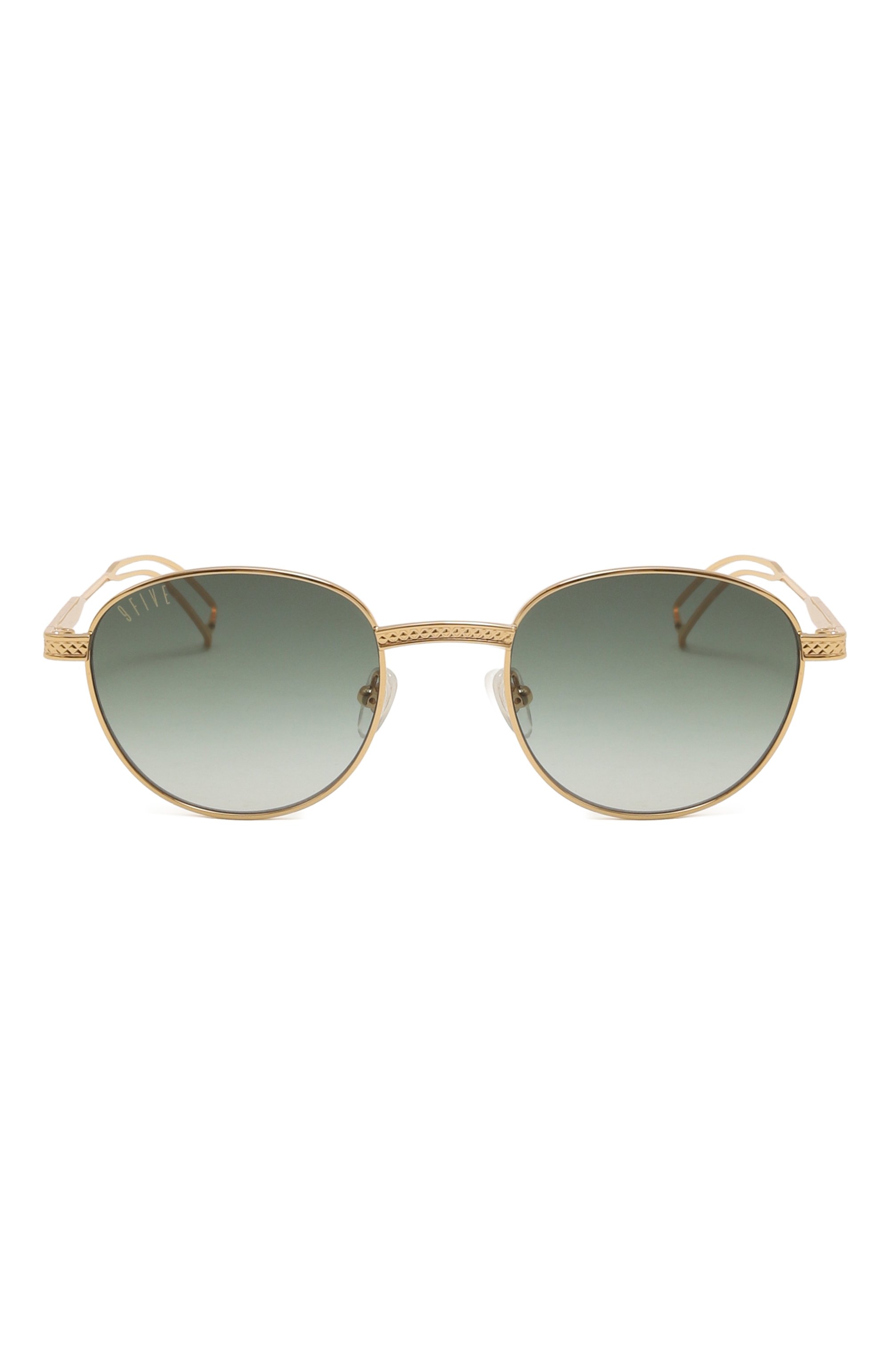Солнцезащитные очки 9FIVE, арт. DIME-FULL RIM G0LD / GREEN, фото 4