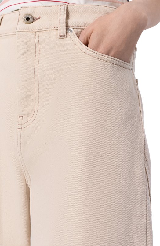 Джинсовые шорты Halfboy HS261WB004 DM013/BERMUDA Кремовый  HS261WB004 DM013/BERMUDA Фото 5