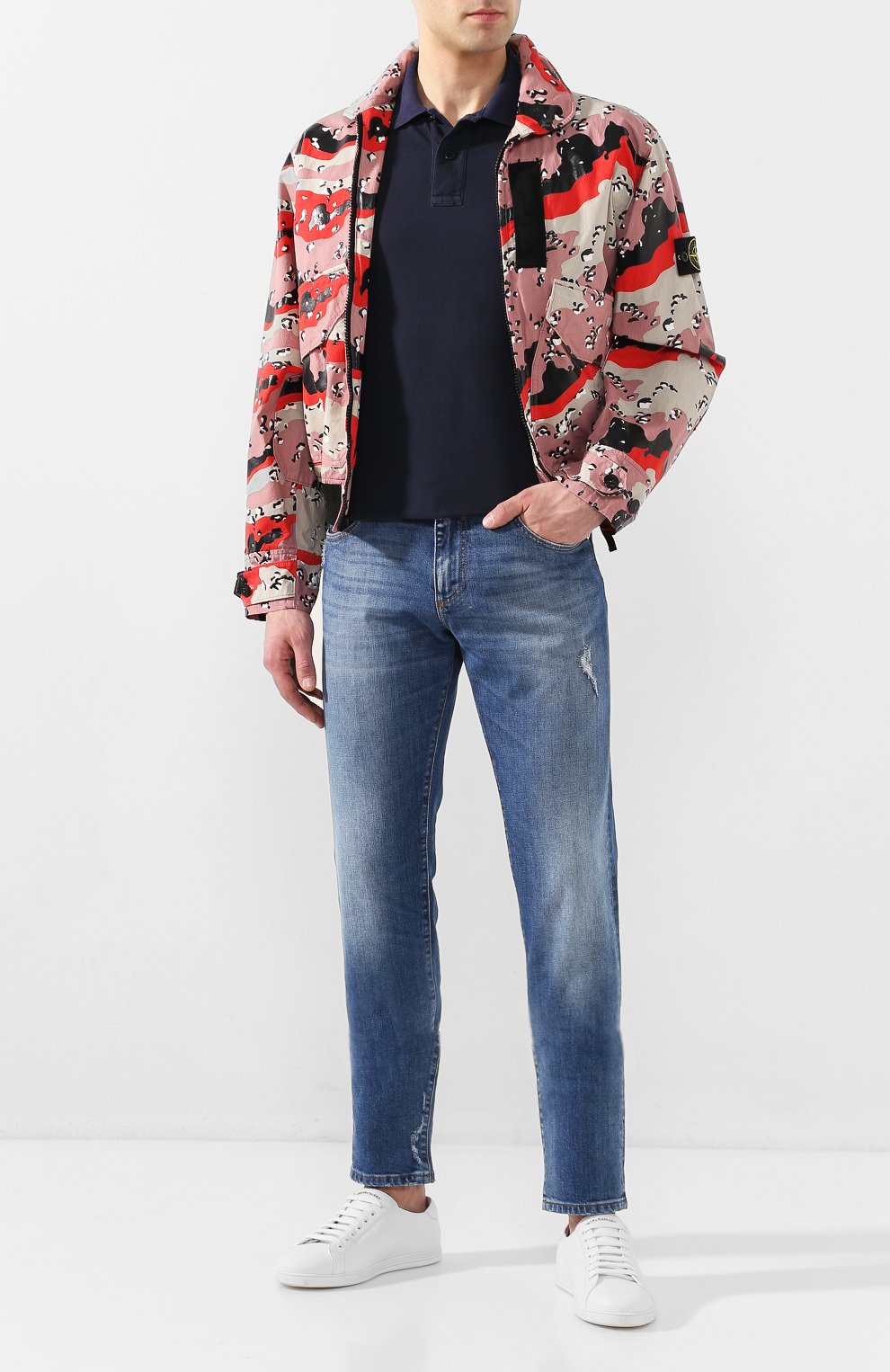 Хлопковый бомбер STONE ISLAND, арт. 7215445E3, фото 2