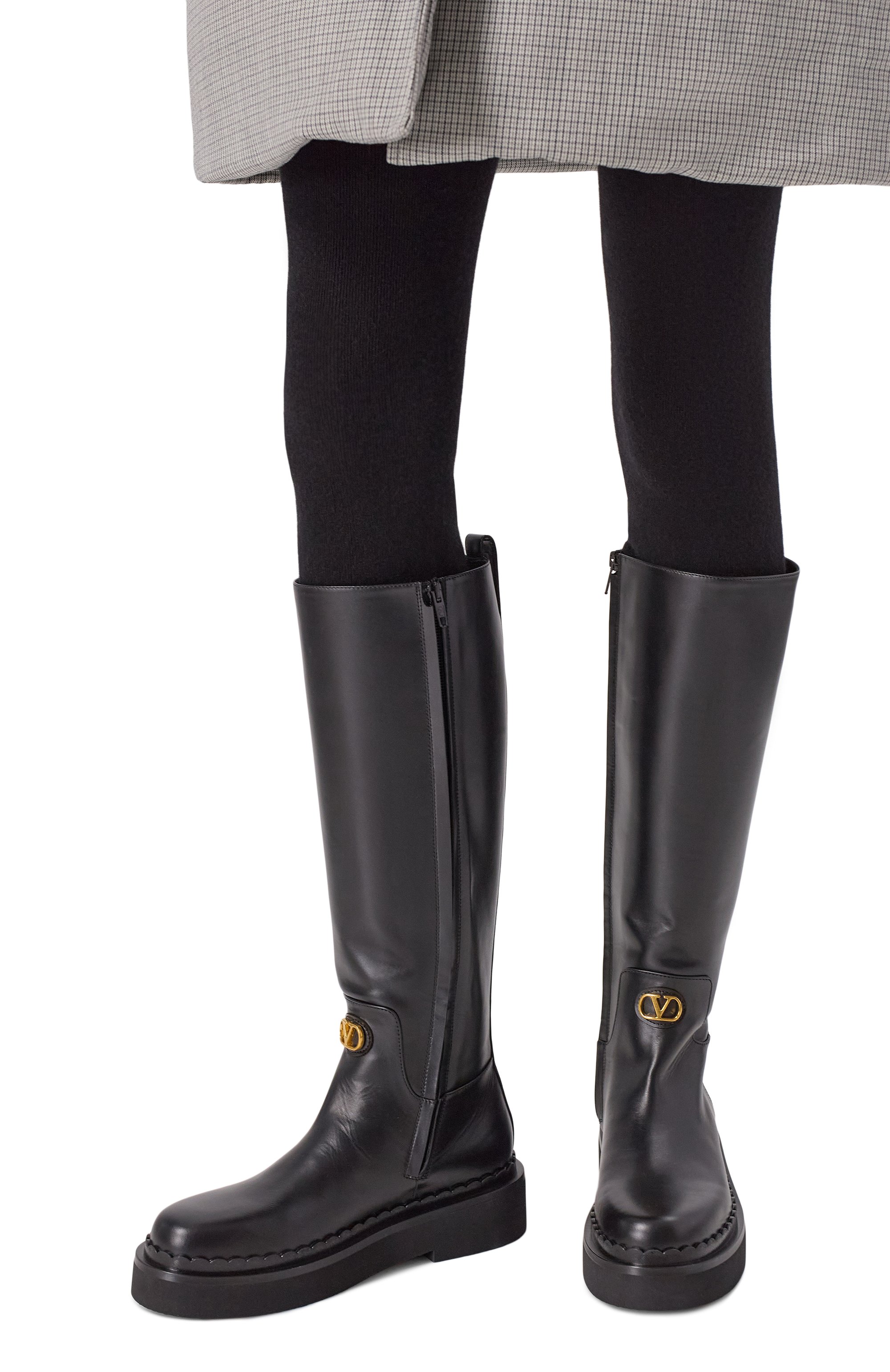 Кожаные сапоги vlogo VALENTINO, арт. 7W2S0MP2/BEK, фото 2