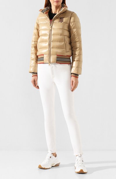 Пуховик BURBERRY бежевого цвета по цене 126000 руб., арт. 8017291, фото 2 Пуховик BURBERRY, арт. 8017291, фото 2