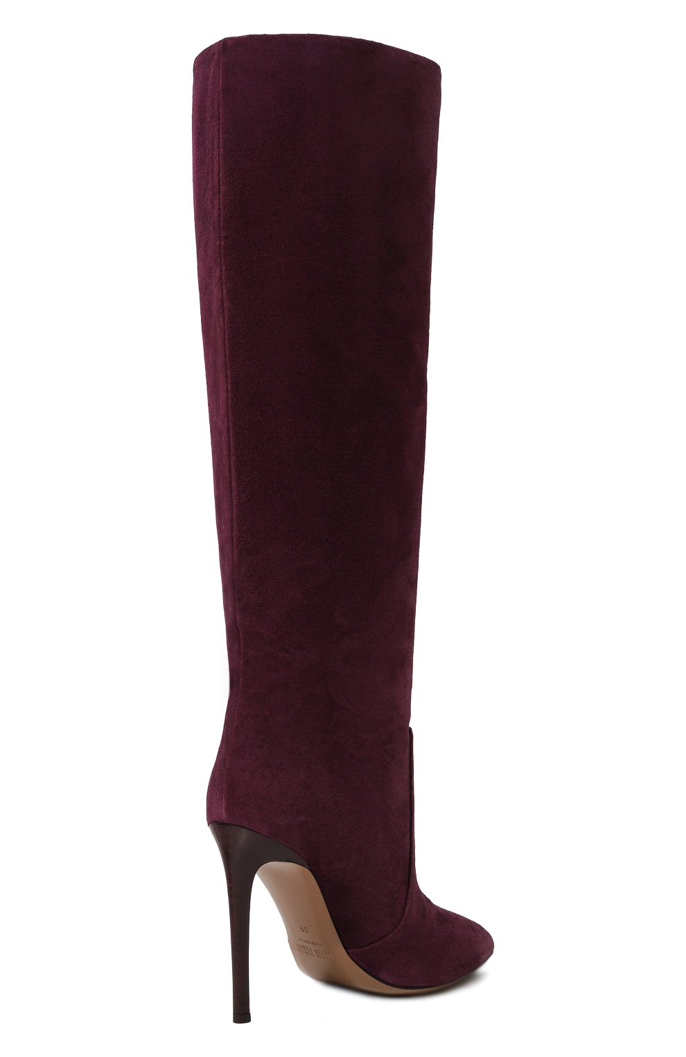 Замшевые сапоги stiletto 105 PARIS TEXAS фиолетового цвета по цене 76100 руб., арт. PX501STK/XV003, фото 5 Замшевые сапоги stiletto 105 PARIS TEXAS, арт. PX501STK/XV003, фото 5