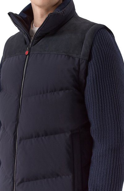 Утепленная куртка KITON темно-синего цвета по цене 748500 руб., арт. UW2511V0442L, фото 5 Утепленная куртка KITON, арт. UW2511V0442L, фото 5