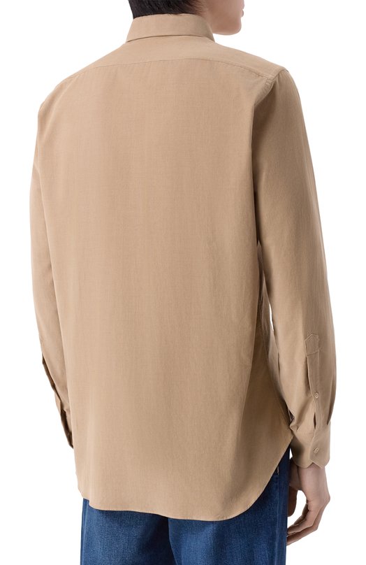 Хлопковая рубашка MVST M0RBIDA/PB/SP0RT/620-C0RDUR0Y Бежевый  M0RBIDA/PB/SP0RT/620-C0RDUR0Y Фото 4