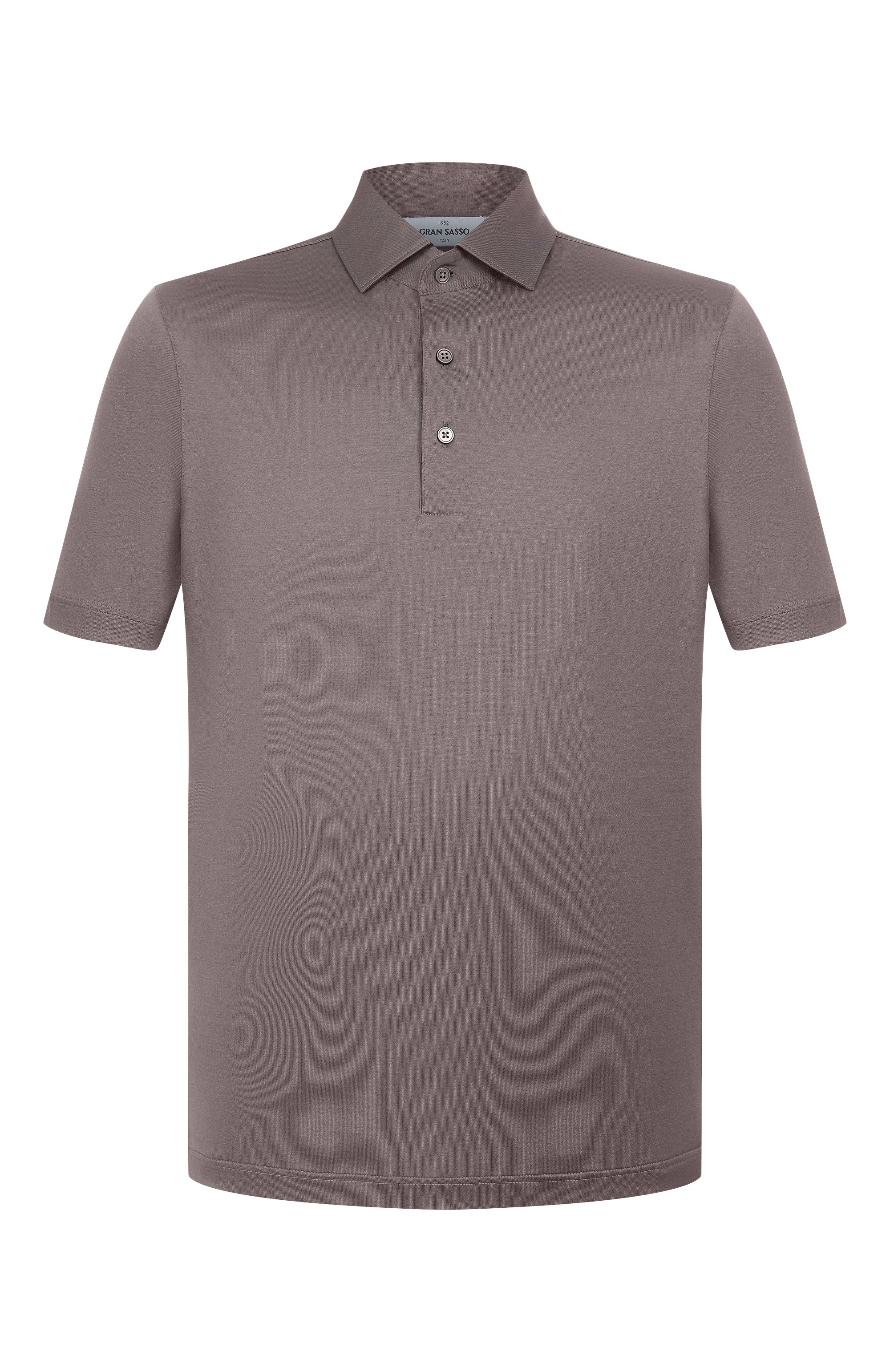 Хлопковое поло GRAN SASSO серого цвета по цене 19250 руб., арт. 60103/74002, фото 1 Хлопковое поло GRAN SASSO, арт. 60103/74002, фото 1