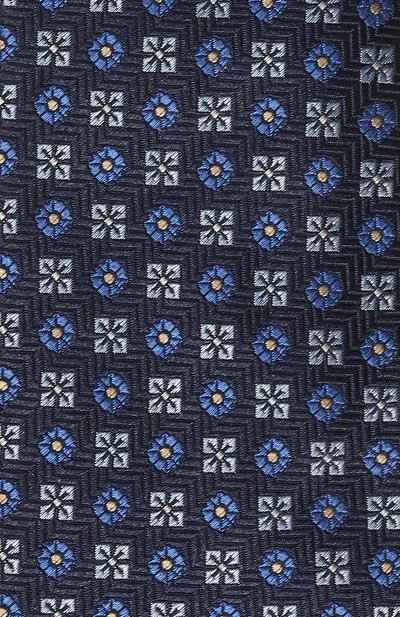 Шелковый галстук CANALI темно-синего цвета по цене 16800 руб., арт. 18/HJ03988, фото 4 Шелковый галстук CANALI, арт. 18/HJ03988, фото 4