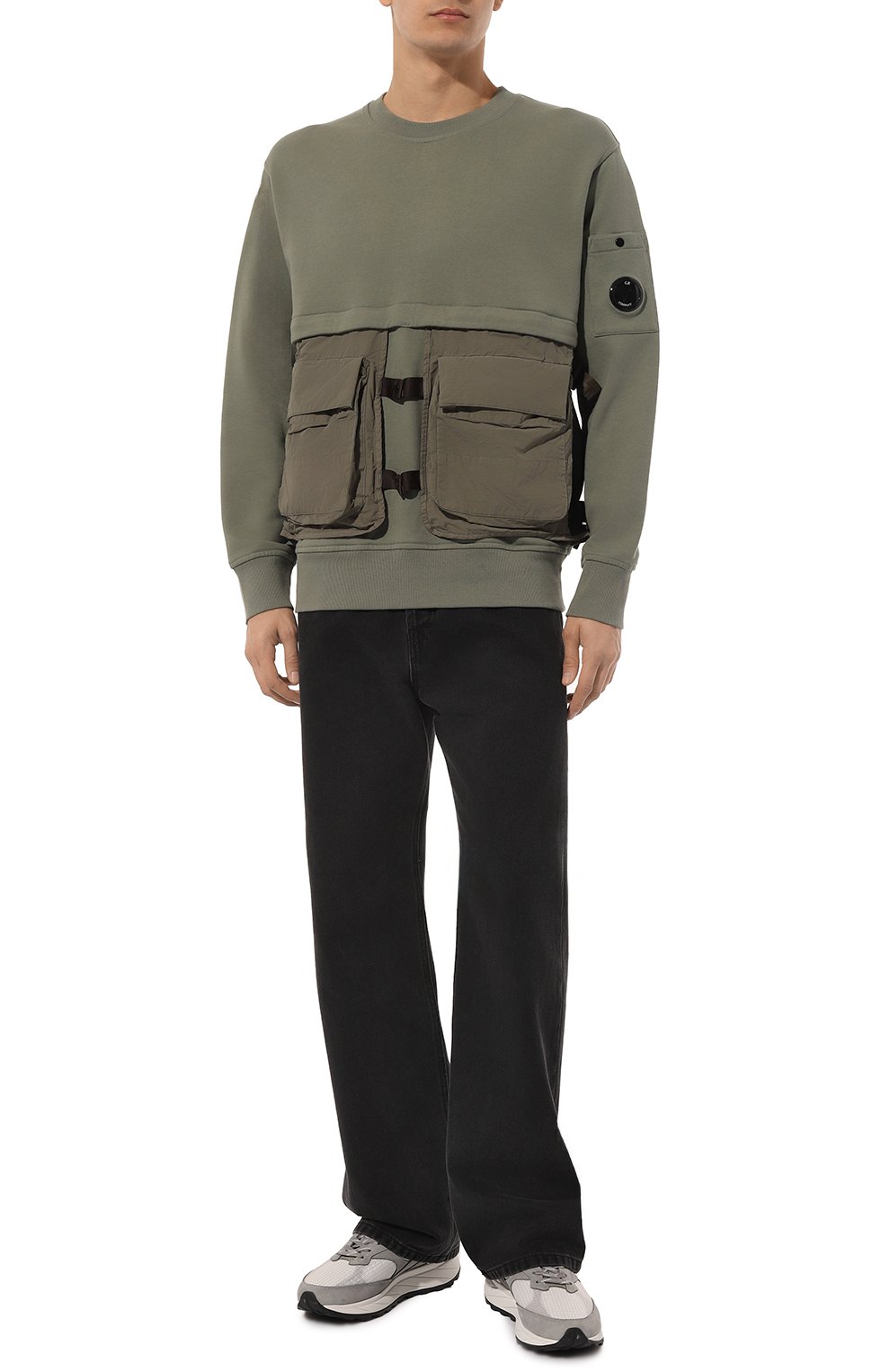 Хлопковый свитшот C.P. COMPANY, арт. 16CMSS048A005086M, фото 2