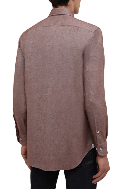 Хлопковая рубашка LORO PIANA, арт. FAD3172, фото 4