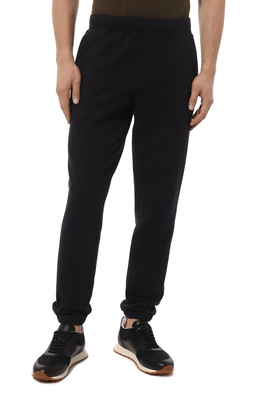 Хлопковые джоггеры C.P. COMPANY темно-синего цвета по цене 28750 руб., арт. 14CMSP135A-005086W, фото 3 Хлопковые джоггеры C.P. COMPANY, арт. 14CMSP135A-005086W, фото 3