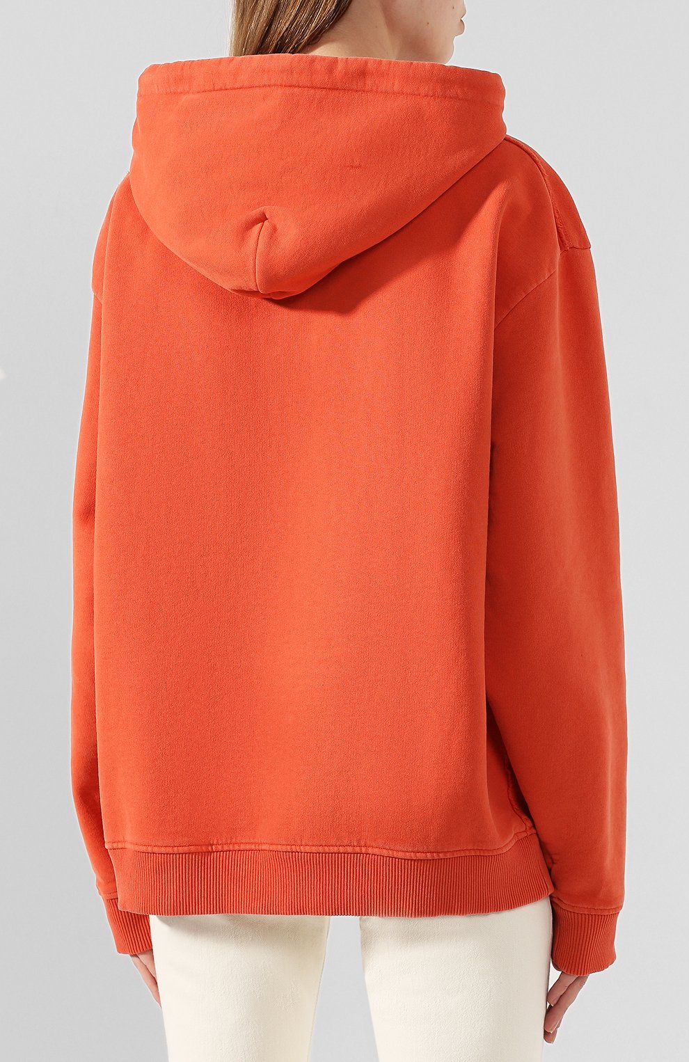 Хлопковое худи ACNE STUDIOS красного цвета по цене 41300 руб., арт. AI0049, фото 4 Хлопковое худи ACNE STUDIOS, арт. AI0049, фото 4