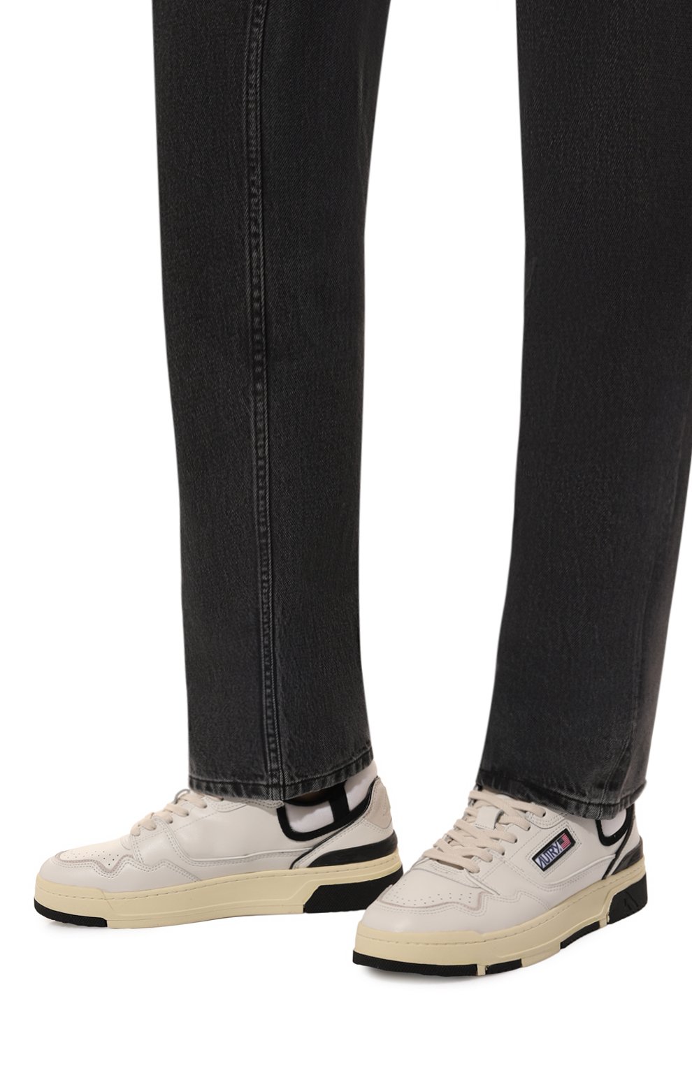 Кожаные кеды clc AUTRY белого цвета по цене 22500 руб., арт. A1UNR0LMMM04, фото 3 Кожаные кеды clc AUTRY, арт. A1UNR0LMMM04, фото 3