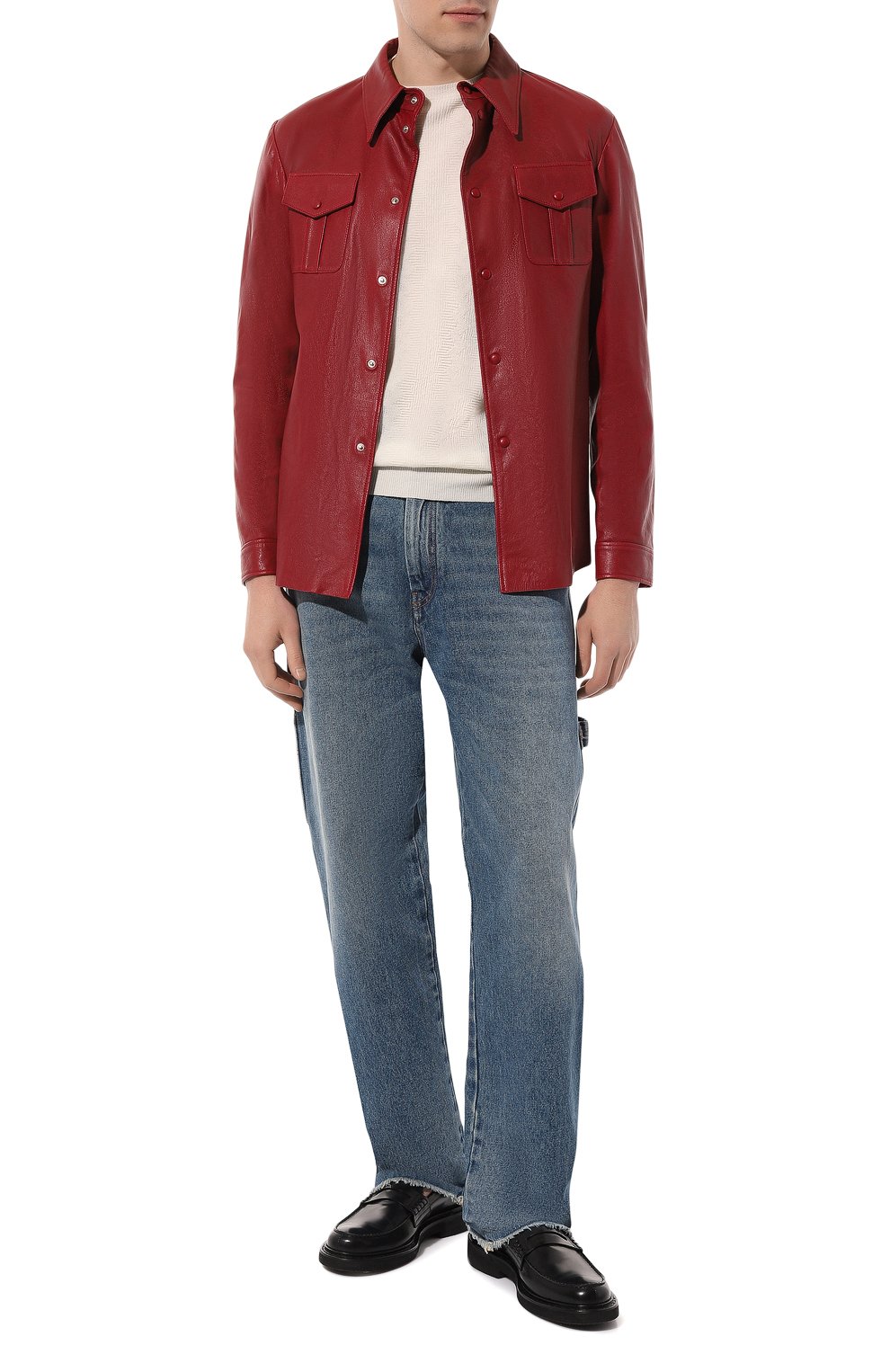 Кожаная рубашка GUCCI, арт. 624742 XN635, фото 2