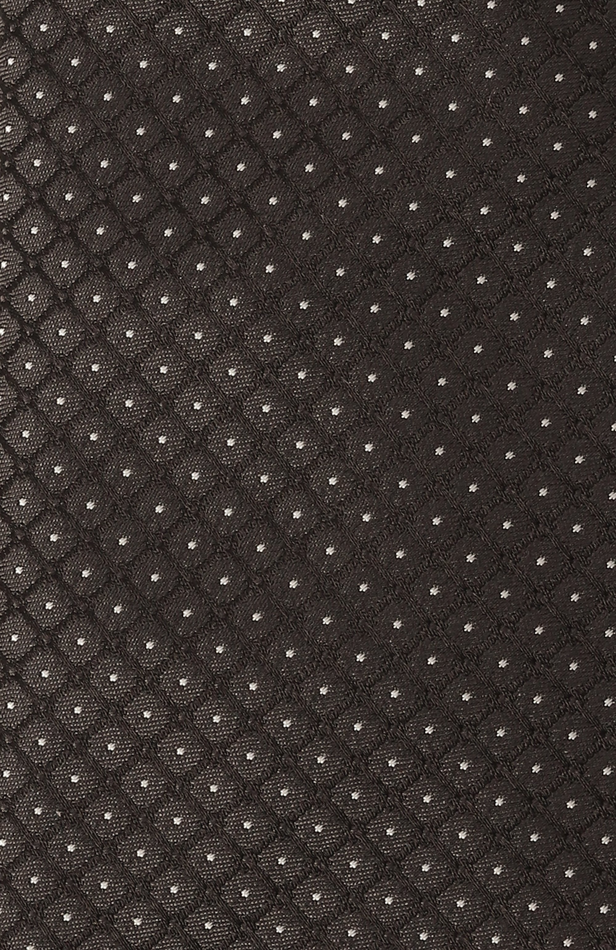 Шелковый галстук HUGO черного цвета по цене 8995 руб., арт. 50535335, фото 4 Шелковый галстук HUGO, арт. 50535335, фото 4