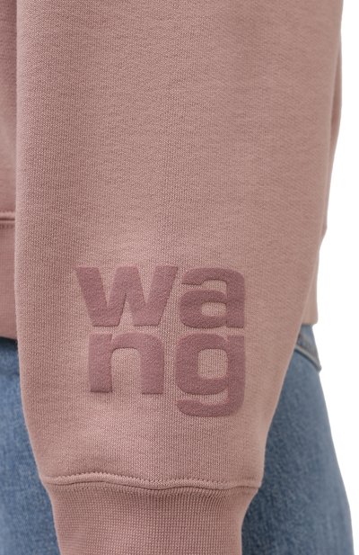 Хлопковое худи ALEXANDERWANG.T, арт. 4CC1202025, фото 5