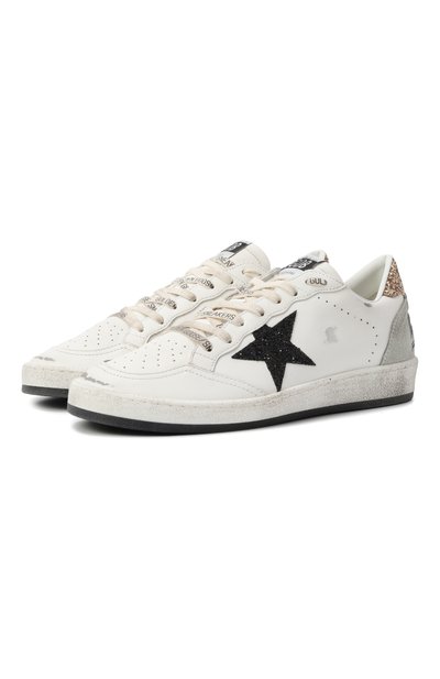Кожаные кеды ball star GOLDEN GOOSE DELUXE BRAND, арт. GWF00117.F006118, фото 1