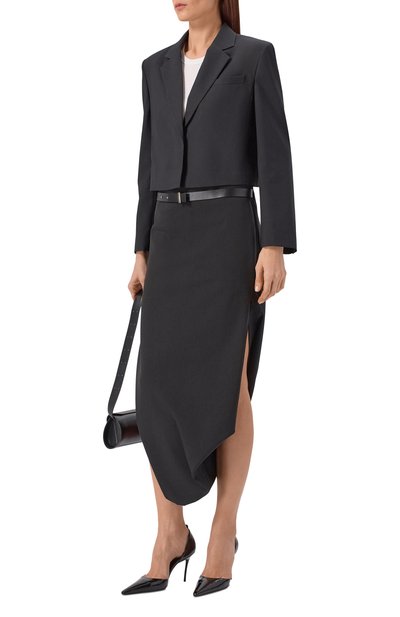 Шерстяной жакет JUUN.J черного цвета по цене 79200 руб., арт. JW6311W03, фото 2 Шерстяной жакет JUUN.J, арт. JW6311W03, фото 2