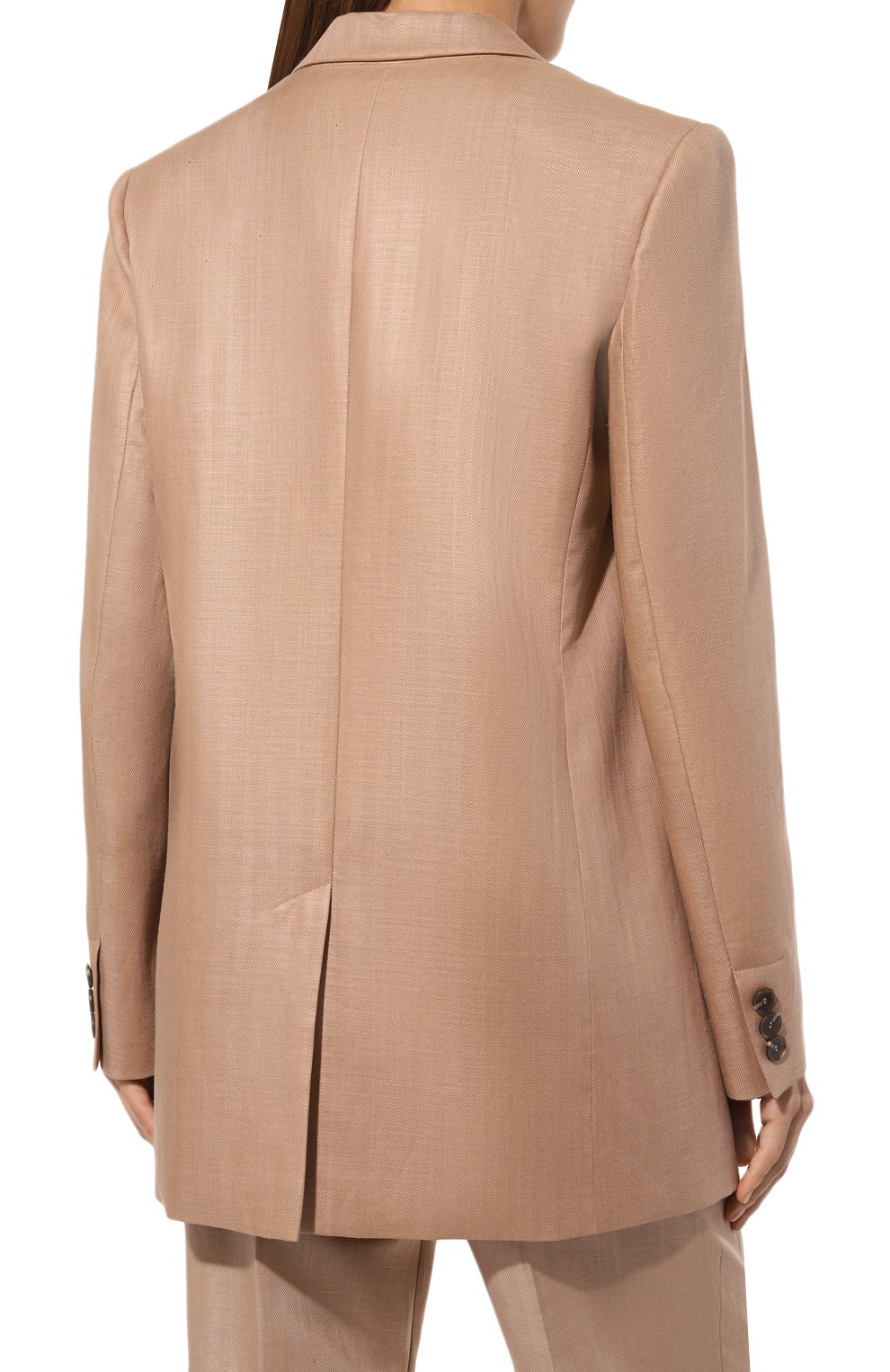 Жакет SEVEN LAB бежевого цвета по цене 21760 руб., арт. SJO.02.700.351, фото 4 Жакет SEVEN LAB, арт. SJO.02.700.351, фото 4