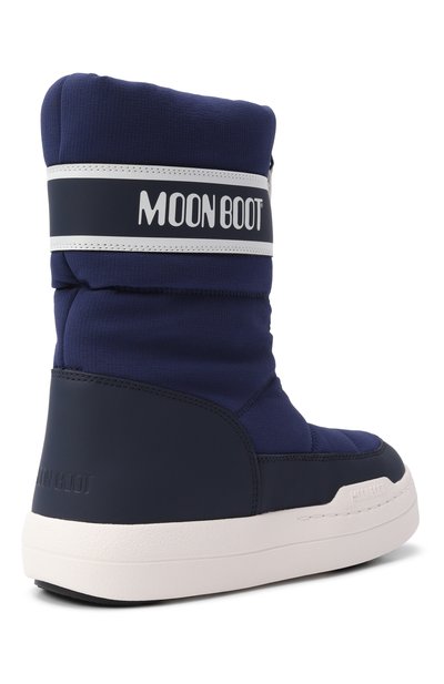Утепленные сапоги MOON BOOT темно-синего цвета по цене 17550 руб., арт. 80D3440080_001, фото 3 Утепленные сапоги MOON BOOT, арт. 80D3440080_001, фото 3